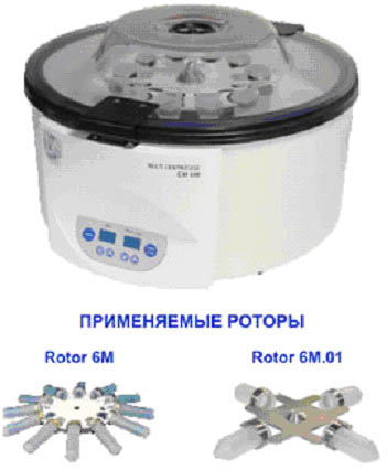 Центрифуга настольная СМ-6М Центрифуга настольная СМ-6М